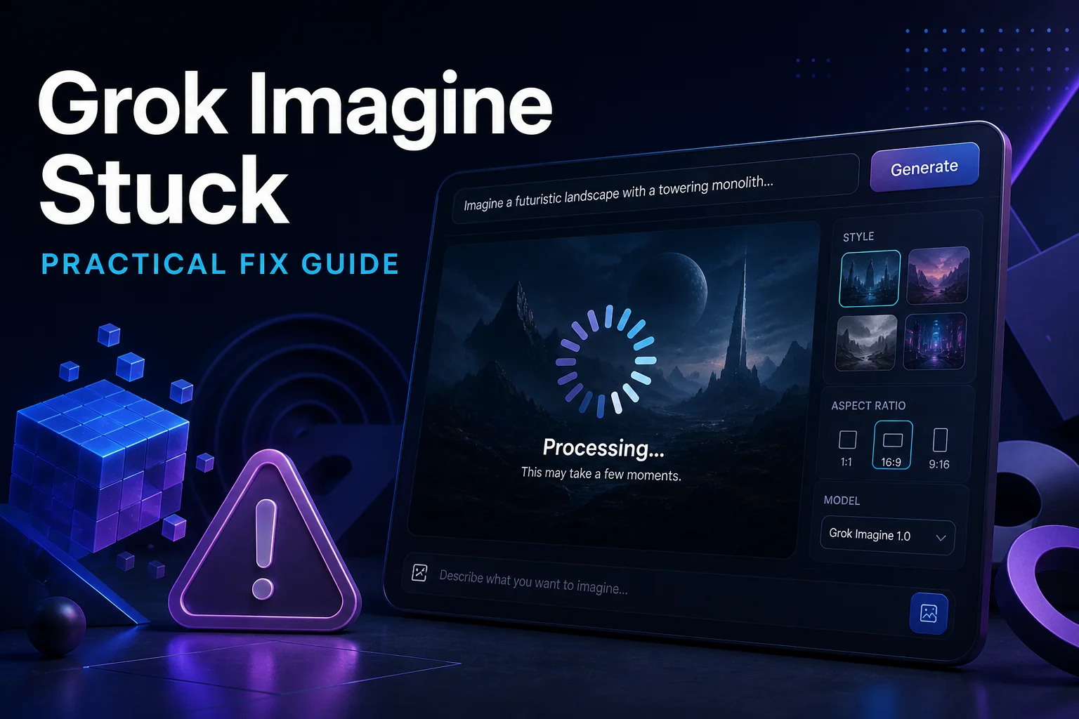 Grok Imagine Stuck on Processing? Fix Guide for Image and Video (2026)