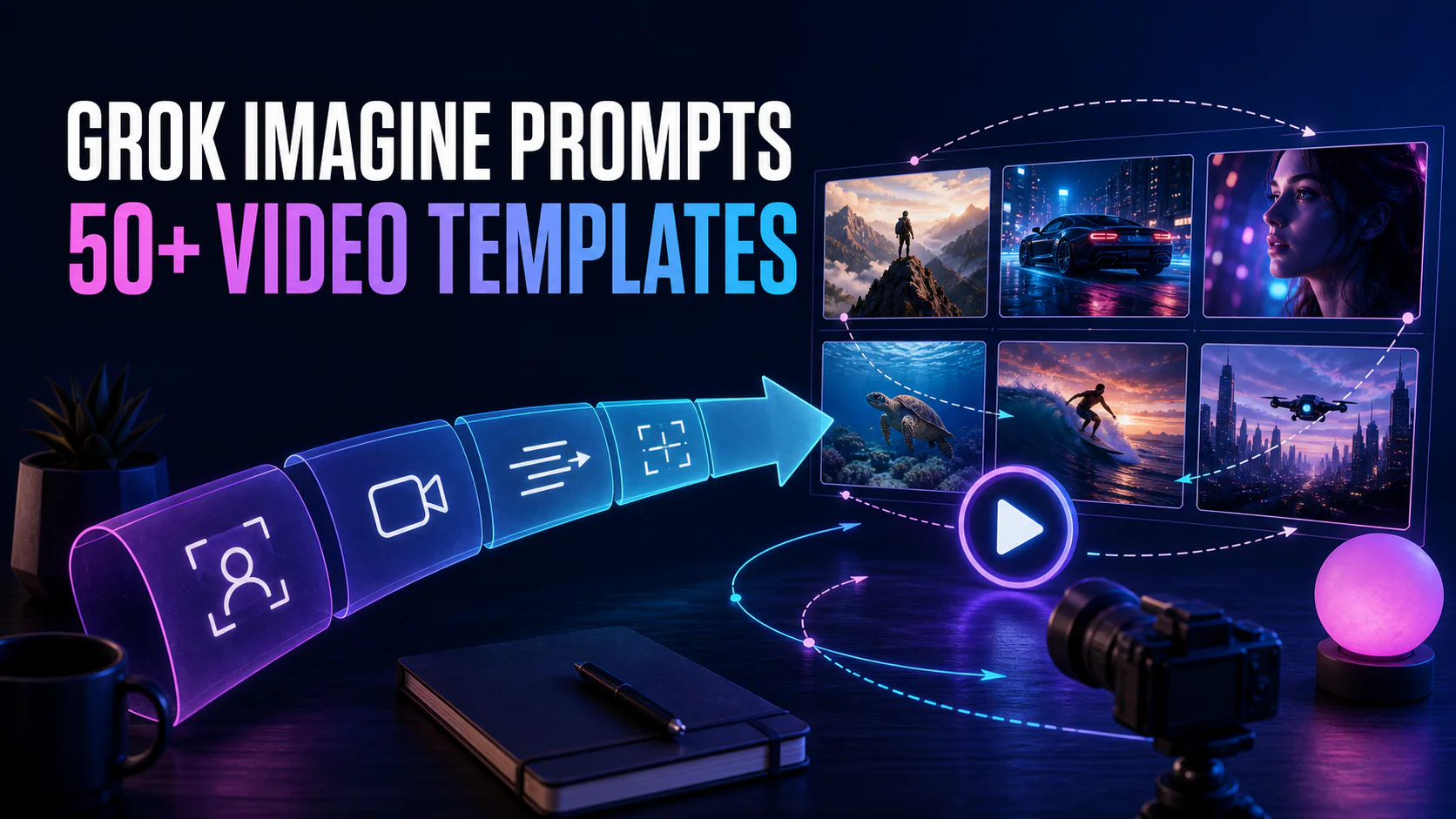 How to Write Grok Imagine Prompts for Better Videos: 50+ Categorized Templates (2026)