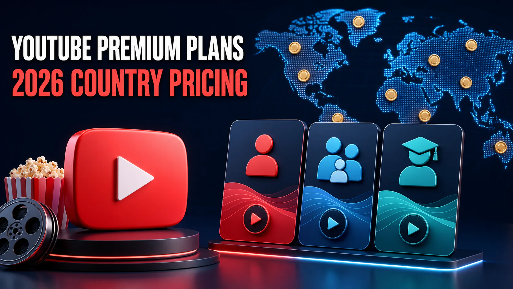 YouTube Premium Plan Features and Country Pricing (2026)